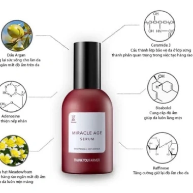 Tinh chất Serum CNP PDRN cá hồi Thank You Farmer Miracle Age Repair – Dưỡng trắng, căng bóng, trẻ hoá da – Giá 75.000 VND