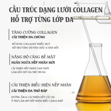Tinh Chất Serum Collagen 30ml Chống Nếp Nhăn, Dưỡng Sáng Vitamin C 5% + Niacinamide - Giá Ưu Đãi 148.900đ