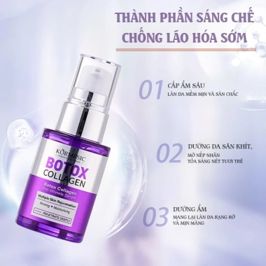 Tinh Chất Serum Collagen 30ml Chống Nếp Nhăn, Dưỡng Sáng Vitamin C 5% + Niacinamide - Giá Ưu Đãi 148.900đ