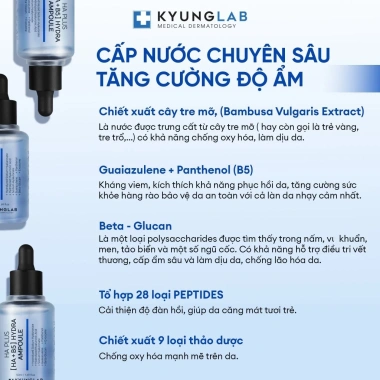 Tinh chất serum HA B5 KyungLab 50ml - Căng bóng cấp ẩm, phục hồi da, chống lão hóa