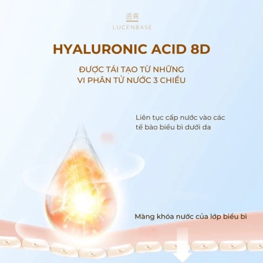 Tinh chất serum HA Pro Lucenbase 30ml - Cấp ẩm sâu, phục hồi da, giảm giá 170k 8