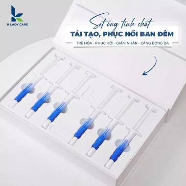 Tinh chất tái tạo da ban đêm K Lady Care 6x5ml - Giá ưu đãi 780.000₫, phục hồi, dưỡng ẩm, làm sáng da