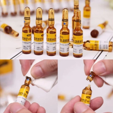 Tinh chất tế bào gốc Vitamin C Huons 10 ống dưỡng trắng da giảm nám giá ưu đãi 110k 7