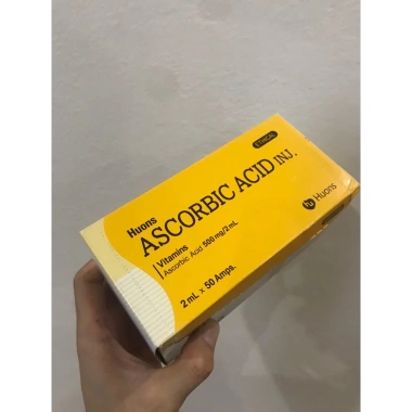 Tinh chất tế bào gốc Vitamin C Huons 10 ống dưỡng trắng da giảm nám giá ưu đãi 110k 9