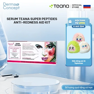 Tinh chất TEANA Peptides giảm đỏ, viêm, phục hồi da nhạy cảm serum 10ml/20ml 236k