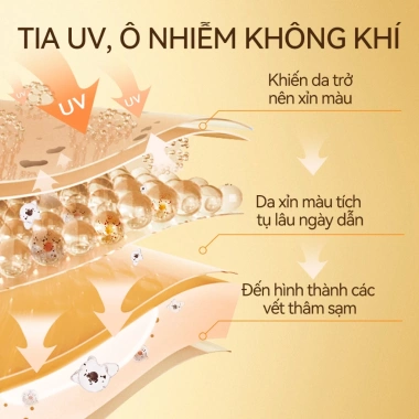 Tinh chất Toner Vitamin C Niacinamide Lanbena – Trắng sáng, giảm thâm, săn chắc da