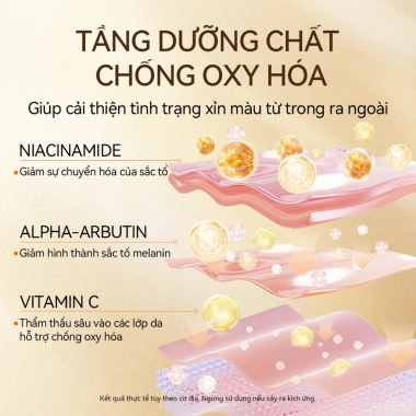Tinh chất Toner Vitamin C Niacinamide Lanbena – Trắng sáng, giảm thâm, săn chắc da