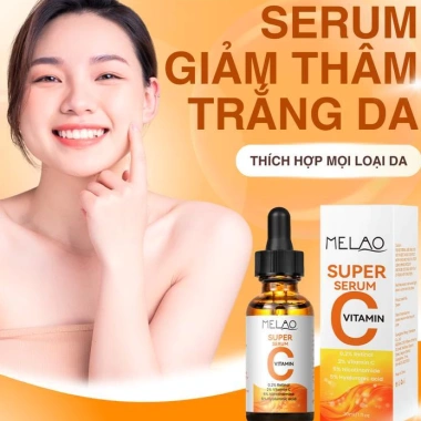 Tinh Chất Trắng Da Vitamin C MELAO - Serum Sáng Da, Căng Bóng, Mịn Màng, Giá 179k 3 Tinh Chất Trắng Da Vitamin C MELAO - Serum Sáng Da, Căng Bóng, Mịn Màng, Giá 179k 3