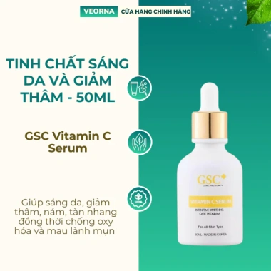 Tinh chất Vitamin C GSC Serum sáng da, giảm thâm, dưỡng ẩm, giá chỉ 1.14 triệu
