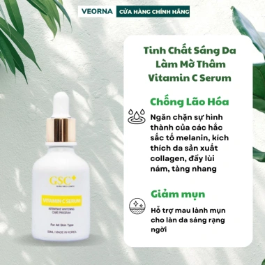Tinh chất Vitamin C GSC Serum sáng da, giảm thâm, dưỡng ẩm, giá chỉ 1.14 triệu