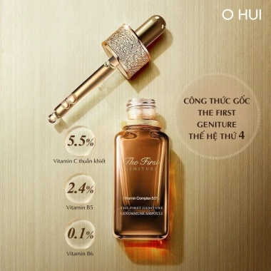 Tinh chất Vitamin C OHUI Genummune Ampoule - Dưỡng sáng da, chống lão hoá, 577.000 VND