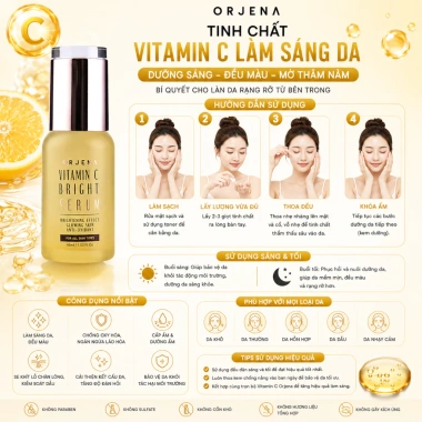 Tinh Chất Vitamin C Orjena 45ml Làm Sáng Da Mờ Nám Thâm Đều Màu Giá Ưu Đãi 407k