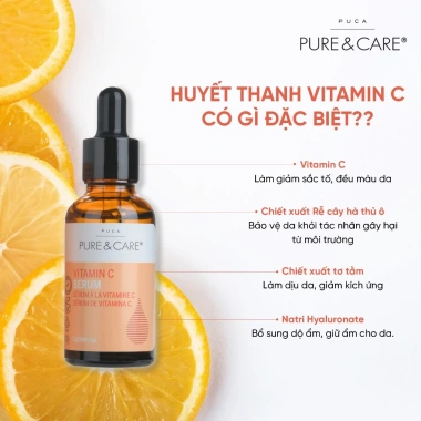 Tinh Chất Vitamin C PUCA - Làm Sáng Da Giảm Thâm Chống Oxy Hóa Chính Hãng 379k 2