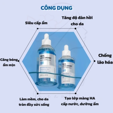 Tinh chất WELLAGE BE36 cấp ẩm, căng bóng, phục hồi da nhiễm corticoid – Giá 314,100₫