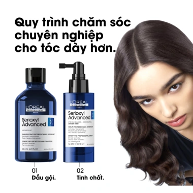 Tinh chất xịt Serioxyl Advanced 90ml - Tăng mật độ, làm dày tóc thưa, giảm giá 7