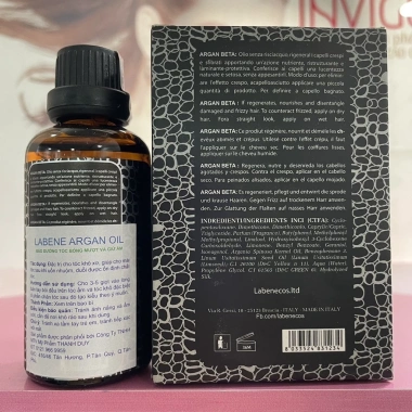 Tinh dầu Argan Beta LABENE 50ml - Dưỡng ẩm sâu, giảm tóc khô xơ, bóng mượt
