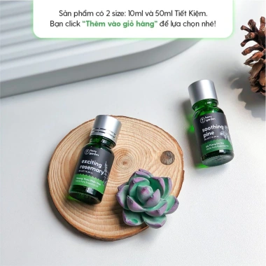 Tinh Dầu Đàn Hương 10ml Xông Thơm Phòng, Làm Nến Thiên Nhiên, Ngủ Dễ Heny Garden