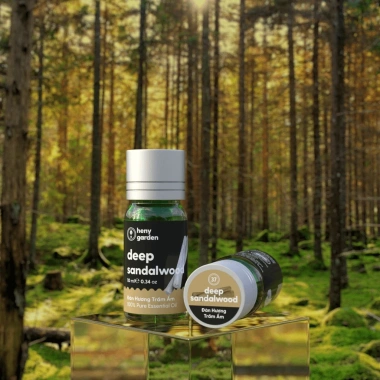Tinh Dầu Đàn Hương 10ml Xông Thơm Phòng, Làm Nến Thiên Nhiên, Ngủ Dễ Heny Garden