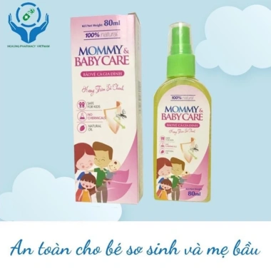 Tinh dầu đuổi muỗi tràm sả chanh Mommy & BabyCare - Xịt sương 8h, bảo vệ gia đình, 50.000₫