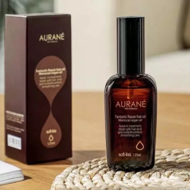 Tinh dầu dưỡng tóc Aurane Softliss 125ml: Tái tạo, bóng mượt, giảm gãy, chỉ 118.900đ