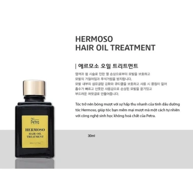 Tinh Dầu Dưỡng Tóc Cao Cấp Petra Hermoso - Serum Phục Hồi Tóc Hư Tổn, Khô Xơ, Uốn Nhuộm, Giảm Giá 459k