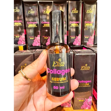 Tinh dầu dưỡng tóc Collagen và Serum Elisa - Dưỡng chắc, bóng mượt, giảm rụng, giá ưu đãi 135k
