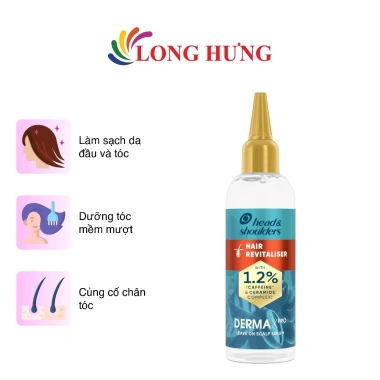 Tinh dầu dưỡng tóc HeadShoulders DermaXpro - Serum da đầu ngừa gàu, tóc chắc khỏe 145ml
