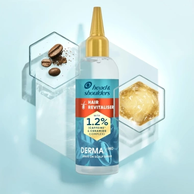 Tinh dầu dưỡng tóc HeadShoulders DermaXpro - Serum da đầu ngừa gàu, tóc chắc khỏe 145ml