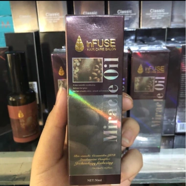 Tinh Dầu Dưỡng Tóc Hương Cafe MIRACLE OIL Dưỡng ẩm sâu, giảm gãy rụng, chỉ 65.000 VNĐ