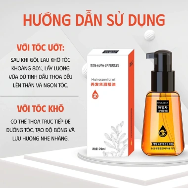 Tinh Dầu Dưỡng Tóc Mofaser 70ml - Phục Hồi Tóc Hư Tổn, Giảm Gãy Rụng, Tóc Mềm Mượt Bóng Khỏe 90k dong