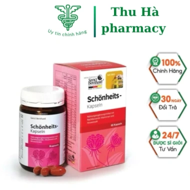 Tinh dầu hoa anh thảo Schonheits Kapseln 60 viên Nhập khẩu Đức chính hãng - 430.000₫