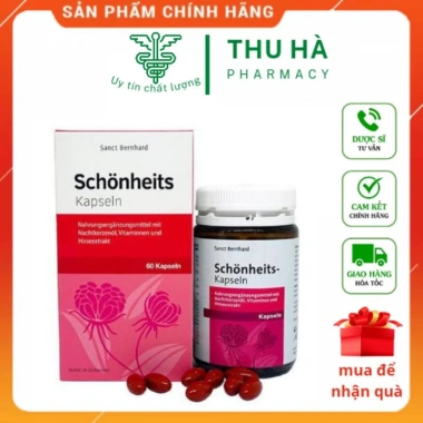Tinh dầu hoa anh thảo Schonheits Kapseln 60 viên Nhập khẩu Đức chính hãng - 430.000₫
