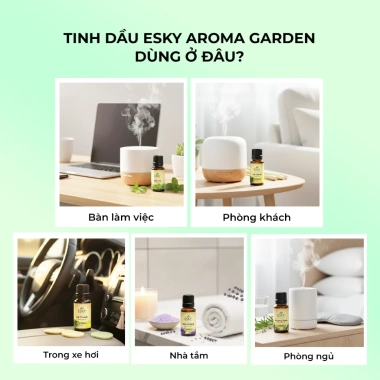 Tinh Dầu Hương Thảo Tươi ESKY AROMA GARDEN Xông Phòng, Thư Giãn, Đuổi Muỗi 10ml-20ml - 109.000 VND 7