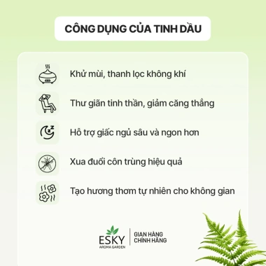 Tinh Dầu Hương Thảo Tươi ESKY AROMA GARDEN Xông Phòng, Thư Giãn, Đuổi Muỗi 10ml-20ml - 109.000 VND 9