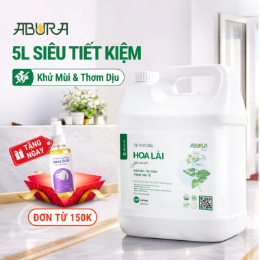 Tinh Dầu Khử Mùi & Thơm Phòng ABURA 5L - Dành cho Spa, Hotel, Tiết Kiệm 799k