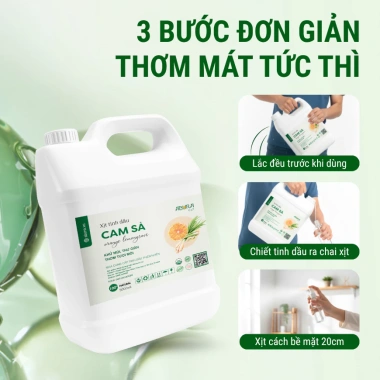 Tinh Dầu Khử Mùi & Thơm Phòng ABURA 5L - Dành cho Spa, Hotel, Tiết Kiệm 799k
