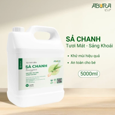 Tinh Dầu Khử Mùi & Thơm Phòng ABURA 5L - Dành cho Spa, Hotel, Tiết Kiệm 799k