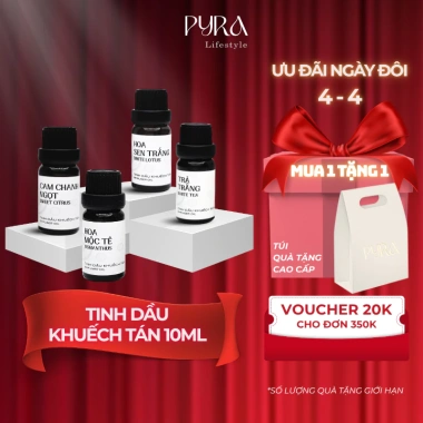 Tinh Dầu Khuếch Tán 10ml Hương Nhập Khẩu Đa Dụng cho Máy & Xe Ô tô - Pyra Lifestyle
