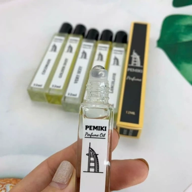 Tinh dầu nước hoa Dubai PEMIKI dạng lăn 12ml - Thơm lâu 24h nam nữ, giảm giá 87,112
