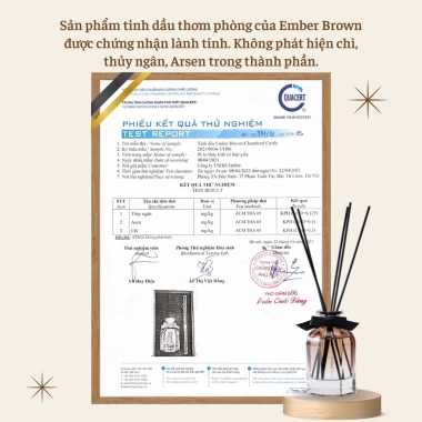 Tinh Dầu Nước Hoa Ember Brown 120ml - Phiên Bản Limited, Hương Thơm Lâu Trôi, Giá 286k