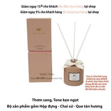Tinh dầu nước hoa khuếch tán thơm phòng, cắm que khử mùi hôi động vật - Giá 259.000