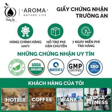 Tinh dầu Oải Hương Lavender TRƯỜNG AN hữu cơ - Giảm stress, xua đuổi côn trùng, Sả Chanh Bưởi - 178.000₫ 4