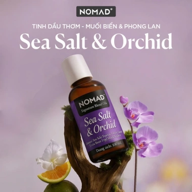 Tinh Dầu Phong Lan Muối Biển Nomad Blend: Hương Orchid Sea Salt, Giá 229.000₫ 2