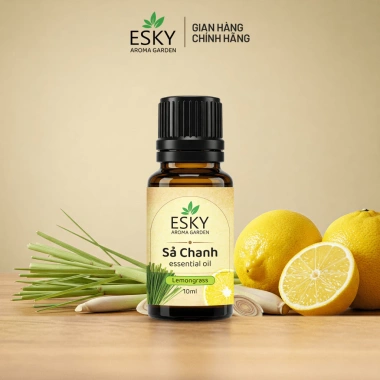 Tinh Dầu Sả Chanh Nguyên Chất ESKY AROMA GARDEN - Xông Phòng Thơm, Đuổi Muỗi 10ml 20ml Giá 52.000 VND 11