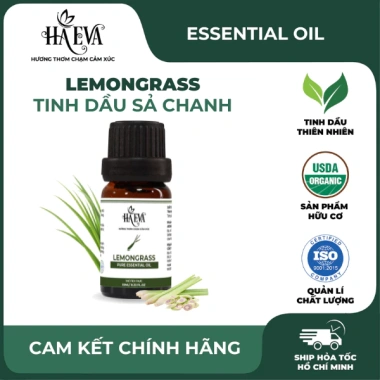 Tinh Dầu Sả Chanh Thiên Nhiên 10ml-100ml Đuổi Muỗi Khử Mùi Xông Phòng Giá 239.000 VND