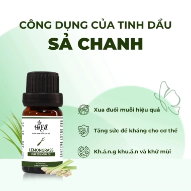 Tinh Dầu Sả Chanh Thiên Nhiên 10ml-100ml Đuổi Muỗi Khử Mùi Xông Phòng Giá 239.000 VND 2