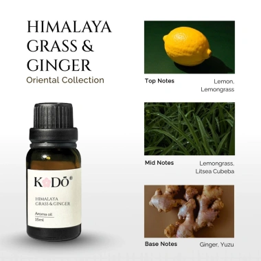 Tinh Dầu Sả Gừng KODO Himalaya - Xông phòng khử mùi, thanh lọc không khí, giá ưu đãi 383.200đ