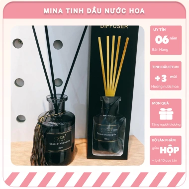 Tinh dầu Shangrila phòng mát khử mùi, que khuyếch tán Eyun Aroma MINA – Giá ưu đãi 146.000₫