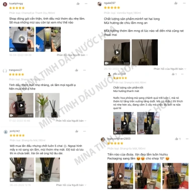 Tinh dầu Shangrila phòng mát khử mùi, que khuyếch tán Eyun Aroma MINA – Giá ưu đãi 146.000₫