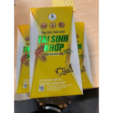 Tinh dầu thảo dược Khớp Hồng Sâm Ngọc Linh 100ml - Giảm đau, chống viêm Tân Sơn Anh 591k 2 Tinh dầu thảo dược Khớp Hồng Sâm Ngọc Linh 100ml - Giảm đau, chống viêm Tân Sơn Anh 591k 2